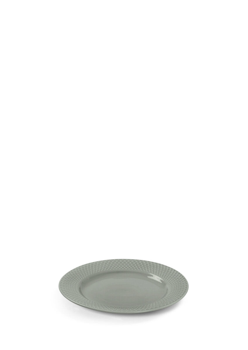 Rhombe Earth Frokosttallerken, moss - Ø21 cm.